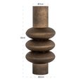 Megan Vase - Antique Brass - Metal