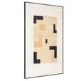 Vortex Wall Art - Beige - Left