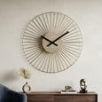 Wirle Wall Clock - Round - Gold - Metal