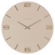 Byram Wall Clock - Round - Tapioca - Metal