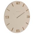 Byram Wall Clock - Round - Tapioca - Metal