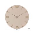 Byram Wall Clock - Round - Tapioca - Metal