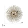 Chasin Wall Clock - Round - Gold - Metal