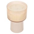 Daily Candle Holder - Clear - Glass and Wax