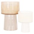 Daily Candle Holder - Clear - Glass and Wax