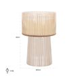 Daily Candle Holder - Clear - Glass and Wax