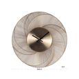 Denver Wall Clock - Round - Gold - Metal