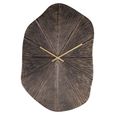 Livine Wall Clock - Abstract - Bronze - Aluminium