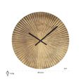 Mace Wall Clock - Round - Gold - Aluminium