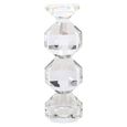 Safia Candle Holder - Small - Clear - Glass