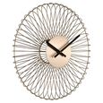 Wirle Wall Clock - Round - Gold - Metal