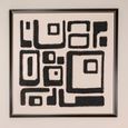 Shanita Wall Art - Square - Black and White