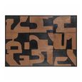 Cascade Wall Art - Brown and Black