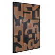 Cascade Wall Art - Brown and Black