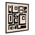 Shanita Wall Art - Square - Black and White