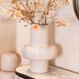 Benice Vase - Tapioca - Small - Metal