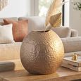 Jaya Vase - Beige - Aluminium