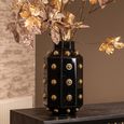 Justa Vase - Black - Glass and Aluminium