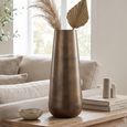 Kenza Vase - Antique Brass - Large - Aluminium