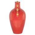 Davita Vase - Orange and Gold - Ceramic