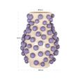 Dotty Vase - Round - Cream and Purple - Ceramic