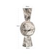 Florry Vase - Black and White - Metal