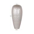 Jildou Vase - White - Aluminium