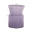 Milano Vase - Round - Purple - Glass