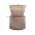 Milo Vase - Round - Taupe - Glass