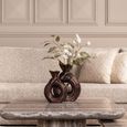 Suen Vase - Dark Brown - Aluminium
