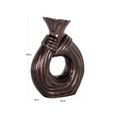 Suen Vase - Dark Brown - Aluminium