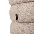 Adele Natural Fabric Pouffe