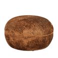 Jace Brown Fabric Pouffe