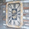 Wall Clock - with Cogs - Wood and Metal