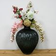 Vase - Black - Glass