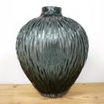 Vase - Black - Glass
