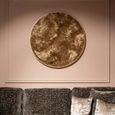 Bloom Gold Round Wall Art 