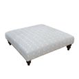 Danbury Fabric Square Footstool - Colours Available thumbnail 2