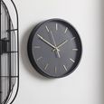 Kensington Wall Clock - Round - Black