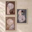 Madison Frame - Set of 3 - Wooden - Natural