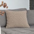 Tavira Brown Boucle Fabric Cushion thumbnail