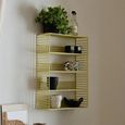 Kikori Yellow Metal Wire Wall Shelf thumbnail