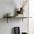 Tano Black Wood Wall Shelf thumbnail