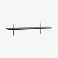 Tano Black Wood Wall Shelf thumbnail 2