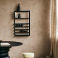 Zaros Black Metal Wall Shelf thumbnail 4