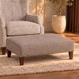 Throne Fabric Footstool - Colours Available thumbnail