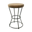 Evansville Mango Wood Round Stool thumbnail 2
