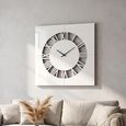 Clearance - Wall Clock - Square - Chrome Mirrored - FSS17562