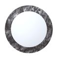 Aspen Silver Round Wall Mirror - 80cm x 80cm thumbnail 2