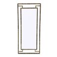 Imogen Antique Gold Rectangular Wall Mirror - 41cm x 91cm thumbnail 2